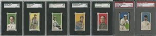 1909-11 T206 White Border Graded Collection (7 Different) Including Lajoie
